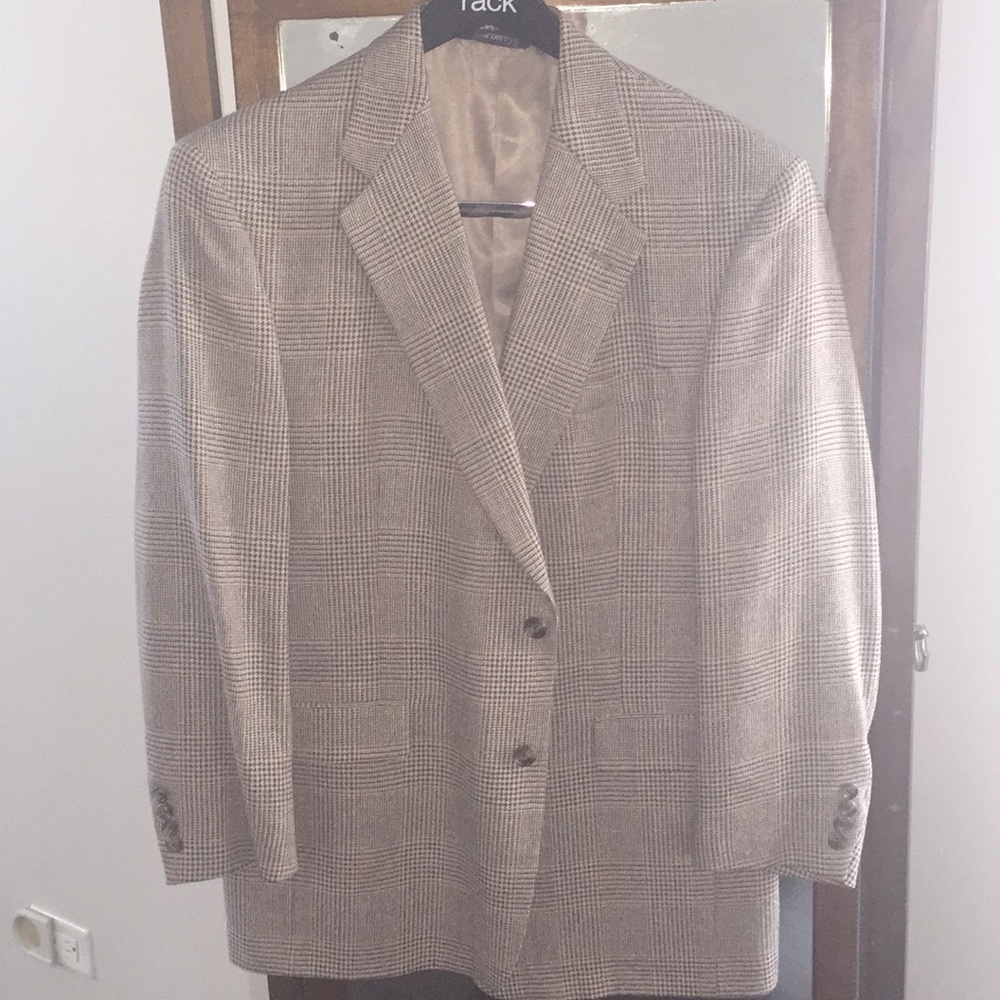 Burberry Tan/Grey all season sport coat 42R